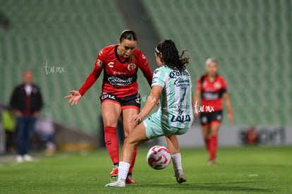 Doménica Rodríguez, Daphne Herrera | Santos Laguna vs Club Tijuana femenil