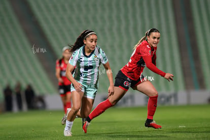 Doménica Rodríguez, Daphne Herrera | Santos Laguna vs Club Tijuana femenil