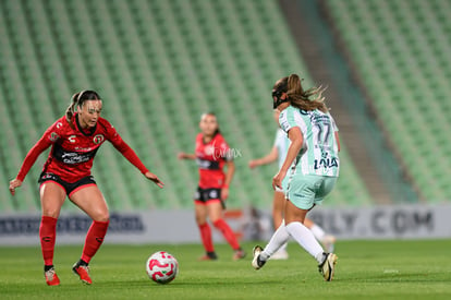 Daphne Herrera, Marianne Martínez | Santos Laguna vs Club Tijuana femenil