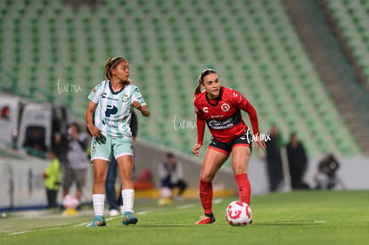 Kimberli Gómez, Daphne Herrera | Santos Laguna vs Club Tijuana femenil