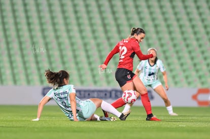 Karen Gómez, Daphne Herrera | Santos Laguna vs Club Tijuana femenil