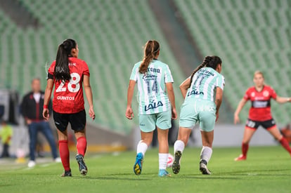 Kimberli Gómez, Bibiana Quintos, Mayra Santana | Santos Laguna vs Club Tijuana femenil