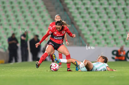 Kimberli Gómez, Daphne Herrera | Santos Laguna vs Club Tijuana femenil