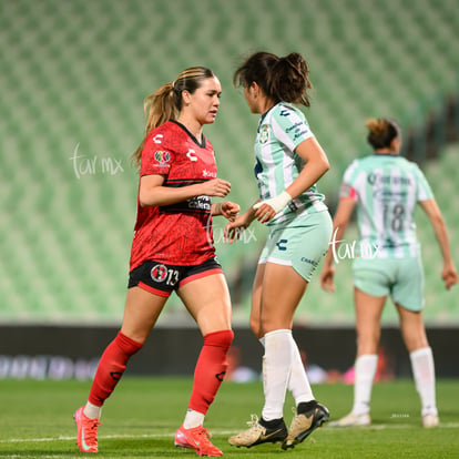 Karen Gómez, Mayra Pelayo-bernal | Santos Laguna vs Club Tijuana femenil