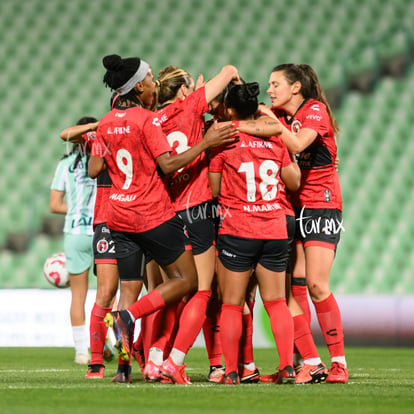 celebración gol | Santos Laguna vs Club Tijuana femenil