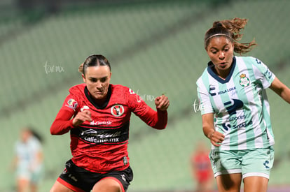 Kimberli Gómez, Daphne Herrera | Santos Laguna vs Club Tijuana femenil