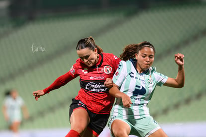 Kimberli Gómez, Daphne Herrera | Santos Laguna vs Club Tijuana femenil