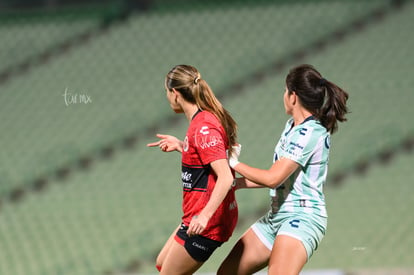 Karen Gómez, Mayra Pelayo-bernal | Santos Laguna vs Club Tijuana femenil