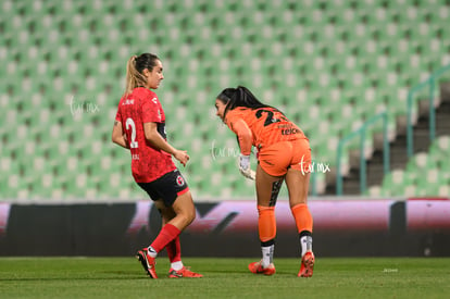 Karen Díaz, Stefani Jiménez | Santos Laguna vs Club Tijuana femenil