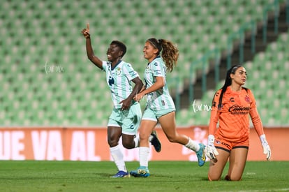 gol, Kimberli Gómez, Sandra Nabweteme, Stefani Jiménez | Santos Laguna vs Club Tijuana femenil