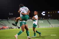 gol Kimberli Gómez, Vivian Ikechukwu, Mayra Santana
