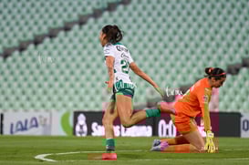 festejo de gol, Lia Romero, Celeste Espino @tar.mx