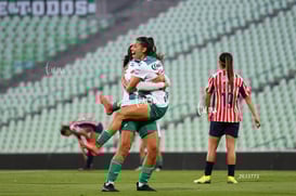 festejo de gol, Lia Romero, Mayra Santana @tar.mx