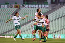 festejo de gol, Lia Romero, Dania Padilla @tar.mx