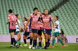 festejo de gol, Casandra Montero, Kinberly Guzmán @tar.mx