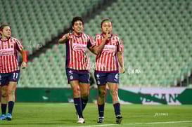 festejo de gol, Casandra Montero, Kinberly Guzmán @tar.mx