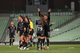 festejo de gol, Mariana Ramos, Samantha Calvillo @tar.mx