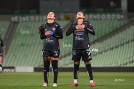 festejo de gol, Mariana Ramos, Samantha Calvillo @tar.mx