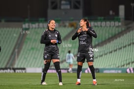 festejo de gol, Mariana Ramos, Samantha Calvillo @tar.mx