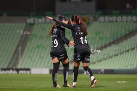 festejo de gol, Mariana Ramos, Samantha Calvillo @tar.mx