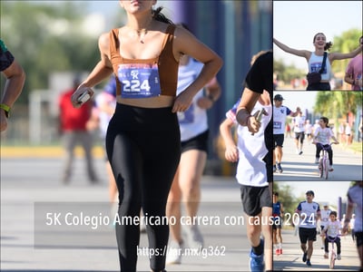 galería de 5K Colegio Americano carrera con causa 2024