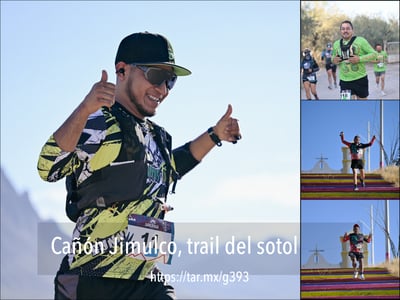 galería de Cañón Jimulco, trail del sotol