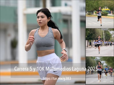 galería de Carrera 5 y 10K Multimedios Laguna 2025