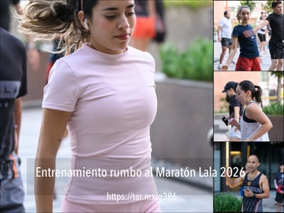 galería de Entrenamiento rumbo al Maratón Lala 2026