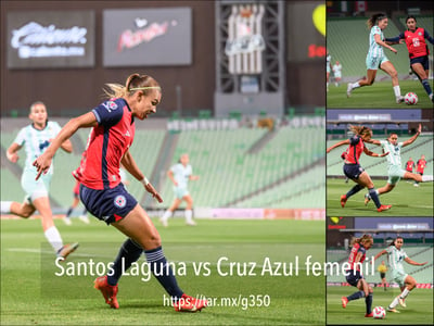 galería de Santos Laguna vs Cruz Azul femenil