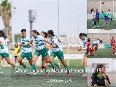 galería de Santos Laguna vs Mazatlán femenil sub19