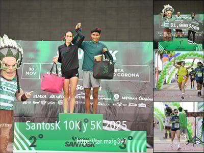 galería de SantosK 10K y 5K 2025