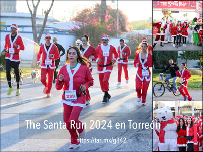 galería de The Santa Run 2024 en Torreón