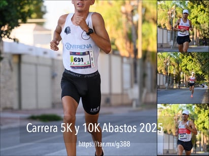 Galería de Carrera 5K y 10K Abastos 2025
