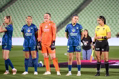 equipo, Karen Luna, Fedra Cota | Santos Laguna vs América femenil