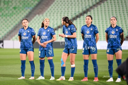 equipo, Daniela Espinosa, Angelique Saldivar, Sabrina Enciso » Santos Laguna vs América femenil