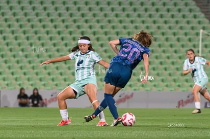 Nicolette Hernández, Britany Hernández » Santos Laguna vs América femenil