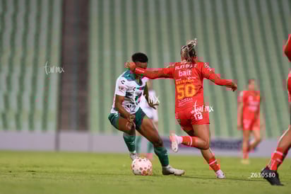 Vivian Ikechukwu, Nubia Estrada | Santos Laguna vs Necaxa femenil