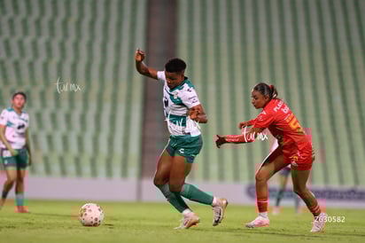Vivian Ikechukwu, Nubia Estrada | Santos Laguna vs Necaxa femenil
