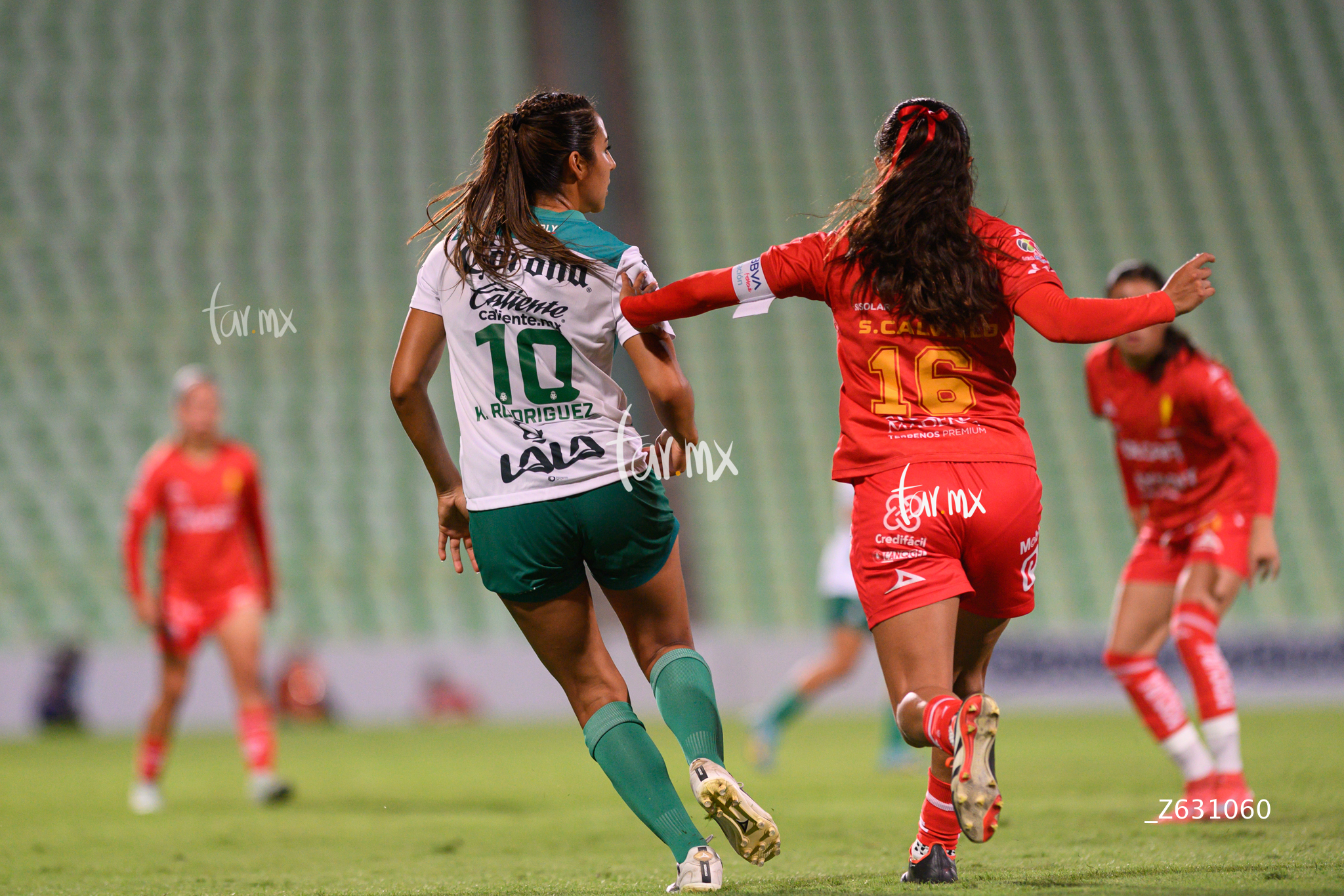 Mayra Santana, Samantha Calvillo | Santos Laguna vs Necaxa femenil