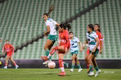 Karla Rodriguez, Havi Ibarra, Iraida Fernández | Santos Laguna vs Necaxa femenil