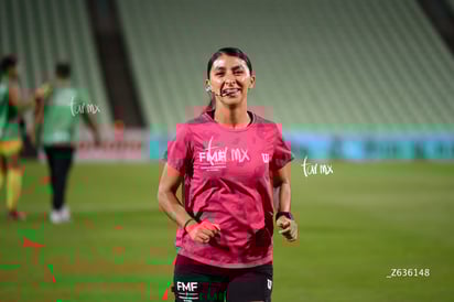 Fernánda Juárez, árbitra | Santos Laguna vs Puebla femenil