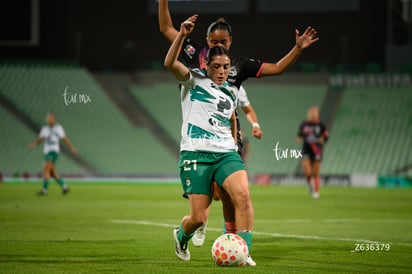 Jaqueline González, Judith Félix | Santos Laguna vs Puebla femenil