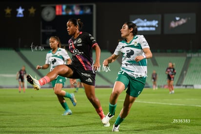 Jaqueline González, Judith Félix | Santos Laguna vs Puebla femenil