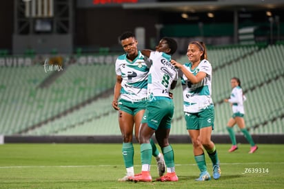 gol Kimberli Gómez, Sandra Nabweteme, Vivian Ikechukwu » Santos Laguna vs Pumas UNAM femenil