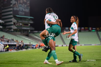 gol Kimberli Gómez, Vivian Ikechukwu, Mayra Santana » Santos Laguna vs Pumas UNAM femenil