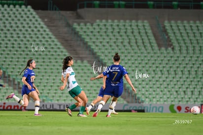 Yessenia Novella, Silvana Flores, Stephanie Ribeiro | Santos Laguna vs Pumas UNAM femenil