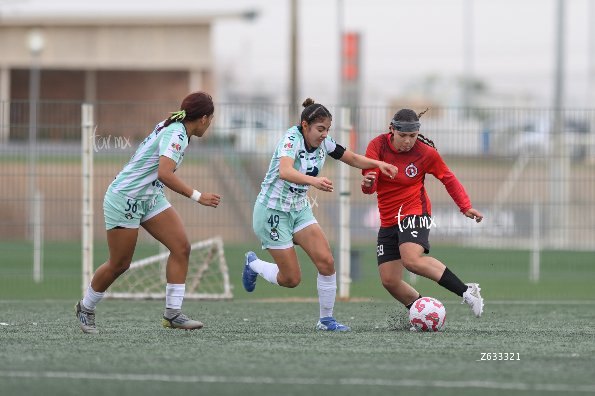 Joanna Aguilera, Naomi Rojo | Santos Laguna vs Tijuana femenil sub 19