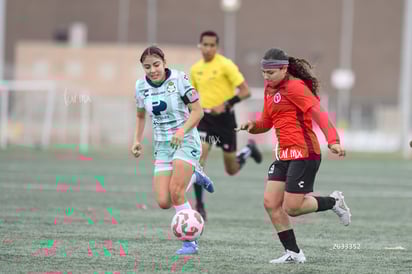 Joanna Aguilera, Naomi Rojo | Santos Laguna vs Tijuana femenil sub 19