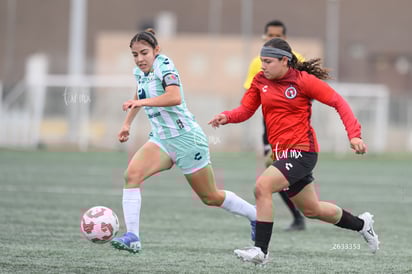 Joanna Aguilera, Naomi Rojo | Santos Laguna vs Tijuana femenil sub 19
