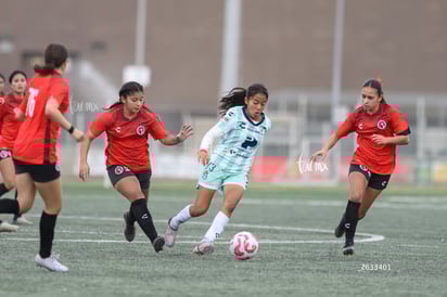 Dana Caudillo, Luciana Valdez, Abril Trejo | Santos Laguna vs Tijuana femenil sub 19